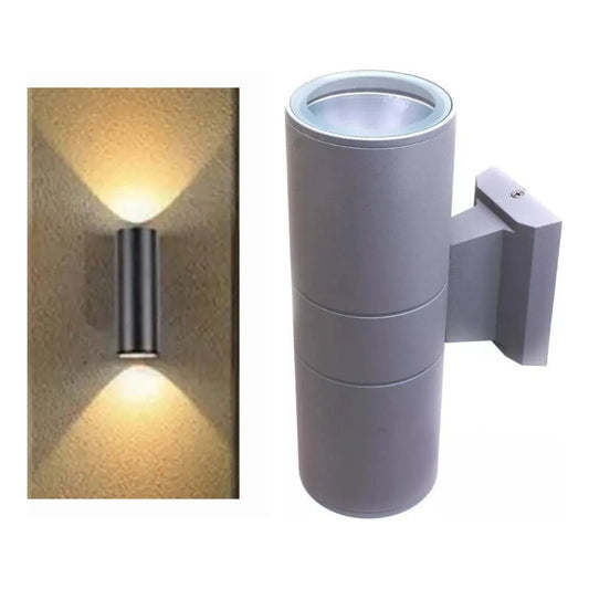 Foco Pared Aplique Exterior Lampara Bidireccional Luminaria