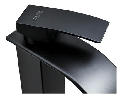 Canilla Negra Para Lavatorio Baño Monocomando Mezcladora