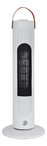 Calefactor Torre Electrico Ceramico Oscilante Caloventilador Blanco