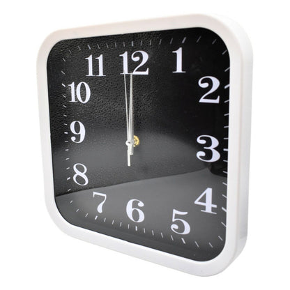 Reloj Grande Para Pared De Plastico Cuadrado 28x28cm