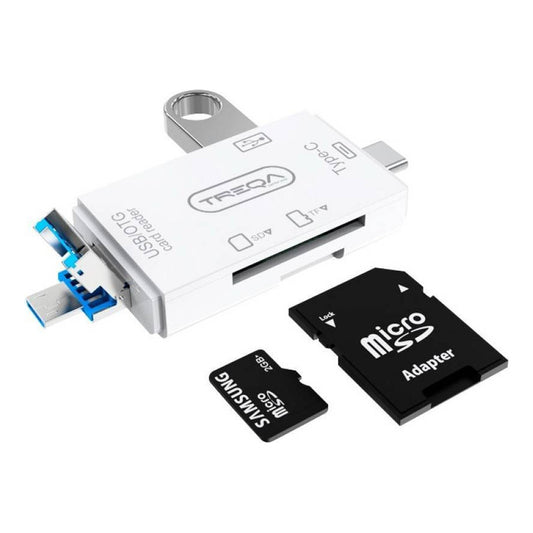 Lector De Tarjeta Sd Universal Usd-micro-usb-c Funcion Otg