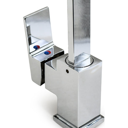 Monocomando Mesada Chato Canilla Cocina Grifo + Colillas