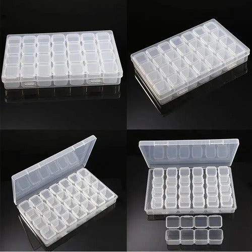 Organizador De Plastico Con Tapa Para Articulos Pequeños