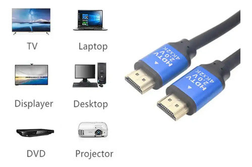 Cable Hdmi 4k Premium Ultra Hd 1.5 Metros De Alta Velocidad