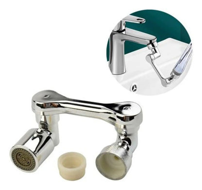 Puntero Grifo Multiuso Cromado Adaptador Giratorio Boquilla Plateado Cromado