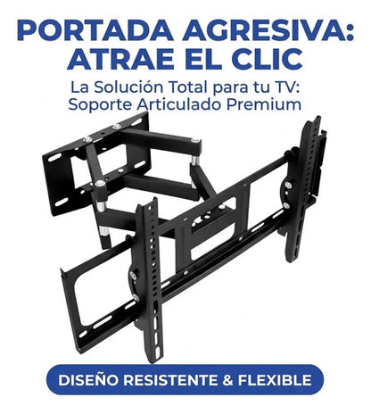 Soporte Tv Pared 32 - 70 Pulgadas 50 Kg / E-roca Color Negro