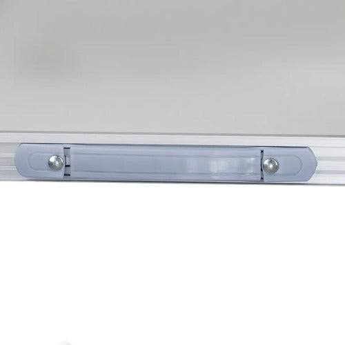 Mesa Plegable Con 4 Bancos Para Camping 120cm Color Blanco Diseño Moderno