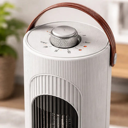 Calefactor Torre Electrico Ceramico Oscilante Caloventilador Blanco
