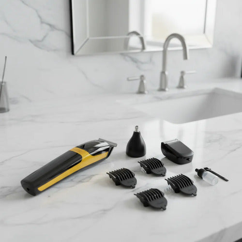 Cortapelo Htc Inalambrica 3 En 1 Nariz Depilador Hoja T Negro