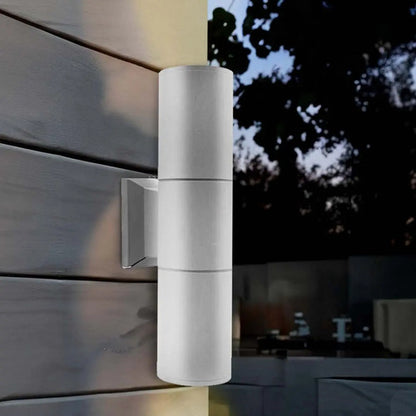 Set X2 Aplique Pared Exterior Luminaria Foco Bidireccional