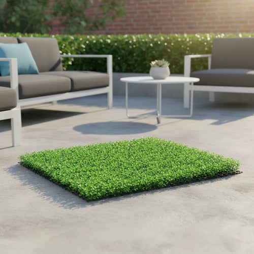Pasto Artificial Planta Panel Decorativo Jardin Vertical 60c Aleatorio