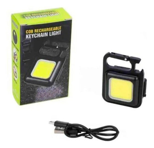 Mini Linterna Llavero Iman Led Cob Abridor Calidad Premium!! Color De La Linterna Negro Color De La Luz Blanco