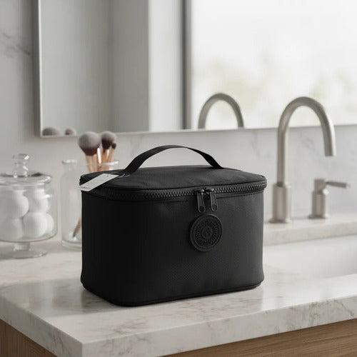 Neceser Maquillaje Viaje Porta Cosmeticos Organizador Bolso Negro