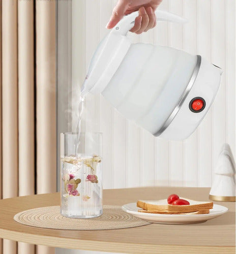 Jarra Electrica Plegable De Silicona 600ml 600w Caldera Aleatorio
