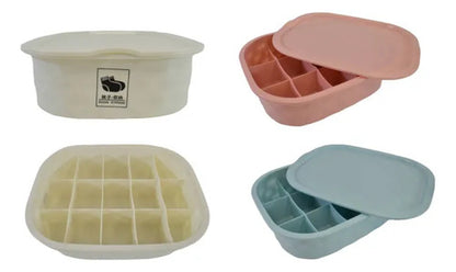 Caja Organizador Plástico Ropa Interior Compartimientos 32cm Aleatorio