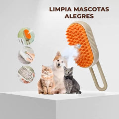 Limpia Mascotas Alegre: Cepillo a Vapor Sin Enredos