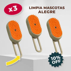 Limpia Mascotas Alegre: Cepillo a Vapor Sin Enredos